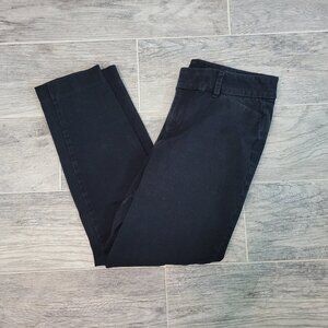Old Navy Black Capris Women's 8 Pixie Cropped Mid-Rise Pants